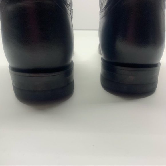 •- Justin Boots Jackson #3133 Black Leather Men’s Boots 10” Tall main image 4